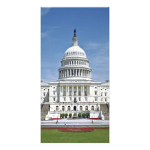 Het Washington DC van de Bouw van het Capitool van Fotokaart Sjabloon