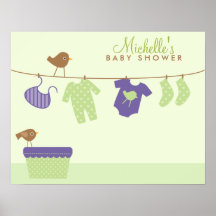 Het Welkome Teken van het Baby shower van de Wasse Afdruk
