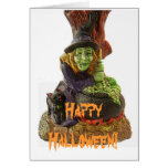 Het Wenskaart van de Heks van Halloween