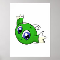 Het wervelen groene kiko posters