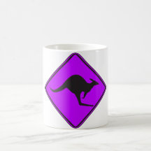 Het wilde Australische BuidelSilhouet Roo van de K Beker
