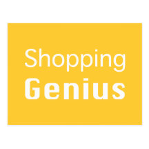 Het winkelen de Giften van het Genie Wenskaart
