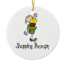 Het winkelen Therapie ornamenten