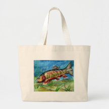 Het Winnende Kunstwerk van kinderen: gouden forel Draagtas