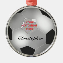 Het zilveren lijst van de de bal klantgerichte fot kerst ornament