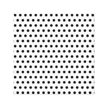 Het zwart-witte Patroon van de Stip. Spotty. Stretched Canvas Print