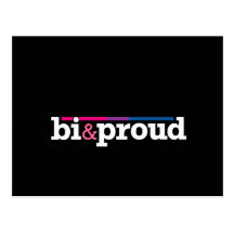 Het Zwarte Briefkaart van Bi&proud Wens Kaart