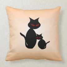 Het zwarte Hoofdkussen van de Kat van de Katten va