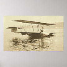 Het Zweefvliegtuig van Curtiss vóór Start Posters
