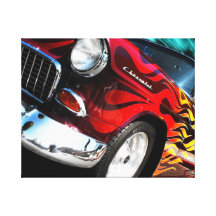 Hete Staaf Chevy Stretched Canvas Print
