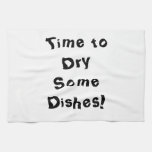 Heure de sécher quelques plats ! serviette éponge