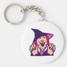 Hexe witch Halloween Schlüsselanhänger