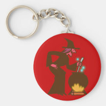 Hexe witch Halloween Schlüsselanhänger