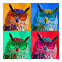 Hibou d'art de bruit photo