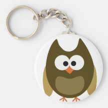 Hibou de Hootin Porte-clef