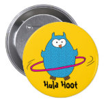 Hibou de huée de danse polynésienne pin's