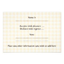 Hibou mignon de Brown, fond beige de contrôle Cartons D'invitation Personnalisés