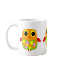 Hibou mignon tasses