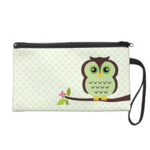 Hibou vert mignon dragonnes