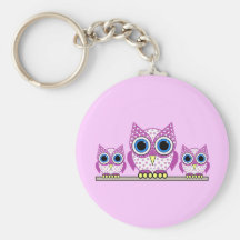 hiboux porte-clefs