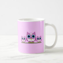 hiboux tasse à café