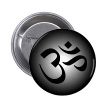 Hindoes OM - het Symbool van de Meditatie Buttons
