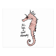 Hippocampe Carte Postale