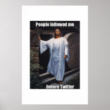 Hipster Jesus Poster