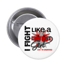 HIV de SIDA que je combats comme une fille 13,1 Badges Avec Agrafe