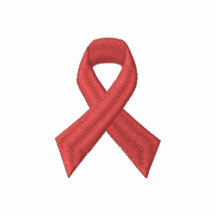 HIV de Voorlichting van AIDS - ROOD GEBORDUURD LIN Polo