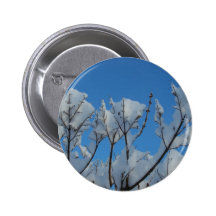 Hiver au Maine Badge Avec Épingle