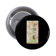 Hiver d'Alphonse Mucha Hiver Badges