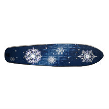 hiver plateaux de skateboards