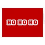 Ho Ho Ho Carte De Vœux