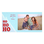 Ho-Ho Kerstmis Photocard Fotokaart Sjabloon