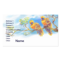 Hoatzins Cartes De Visite Personnelles