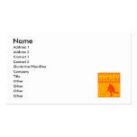 Hockey d'orange de logo carte de visite