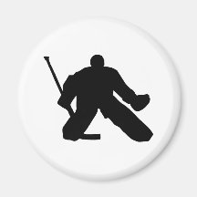 Hockey - gardien de but magnets
