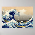 Hokusai het Grote Poster van de Golf