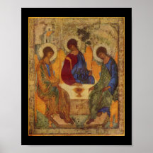 Holy Trinity with Wings c1410 Posters