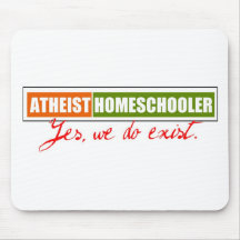 Homeschooler athée tapis de souris