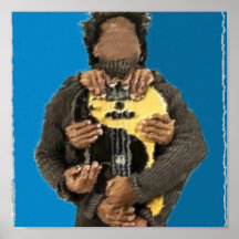 Homme À la baisse Poster