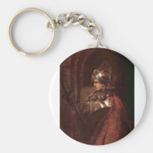 Homme avec des bras (Alexandre le grand) par Rembr Porte-clé