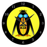homme de jazz de pingouin pendules