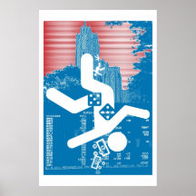 Homme de matrices affiche