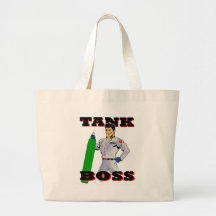Homme de patron de réservoir sacs