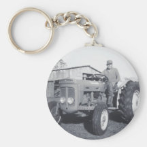 HOMME KEYCHAIN DE TRACTEUR PORTE-CLEF