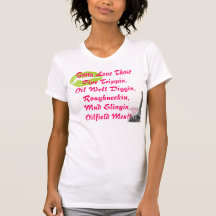 Hommes de gisement de pétrole t-shirt