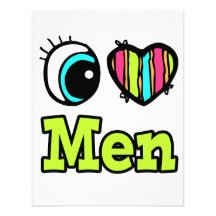 Hommes intelligents d'amour du coeur I d'oeil Faire-part Personnalisé