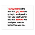 HOMOPHOBIA IS DE VREES DAT DE HOMOSEKSUELEN U ZULL WENS KAART